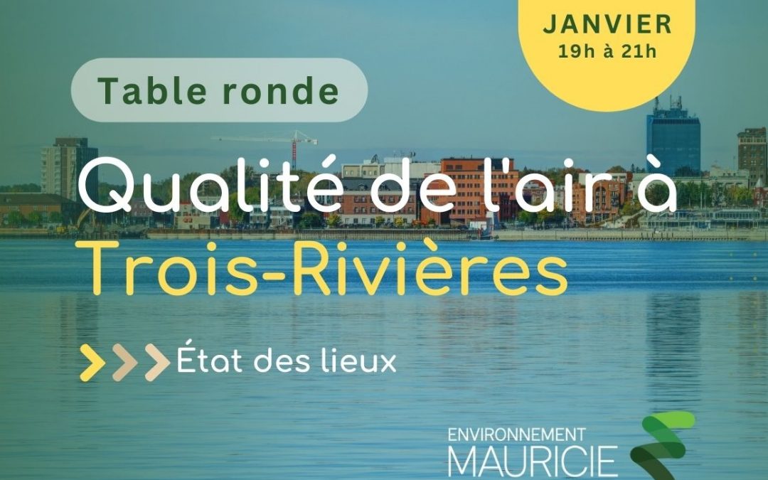 Qualité de l’air à Trois-Rivières (2024)